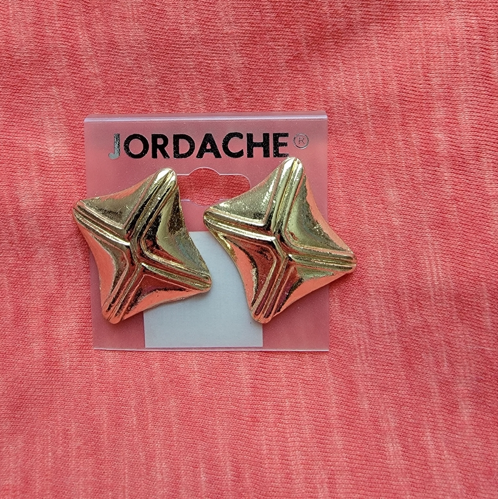 💰🌟 3 for $13 Jordache Vintage Clip-on Earrings